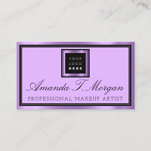 Luxury Services Interior Event Wedding Purple Business Card