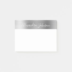 Luxury Silver Foil Professional Business Post-it Notes