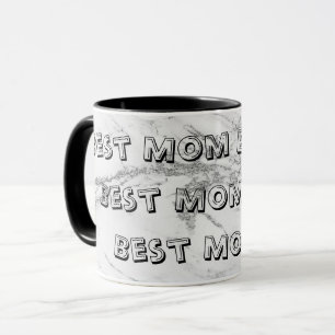 Luxury Silver Glitter Marble Customize Mug