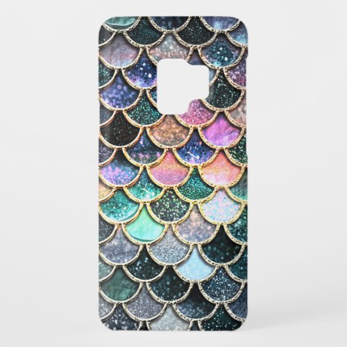 Luxury silver Glitter Mermaid Scales Case_Mate Samsung Galaxy S9 Case