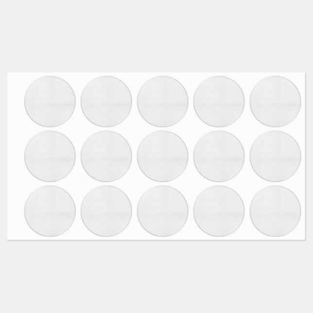 Luxury Silver Personalized Favor Labels (Sheet)