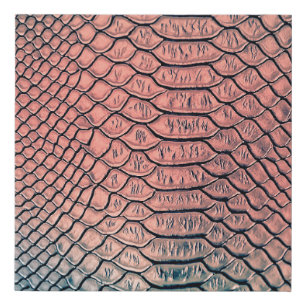 Luxury snake skin texture backgroundtexture,leathe faux canvas print