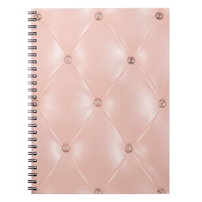 Luxury Sofa: Old Rose Texture Notebook (Front)