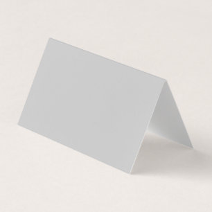 Luxury Soft Gray Folded Business Card