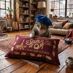 Luxury Souvenir Cat Bed La Souris d’Or Paris