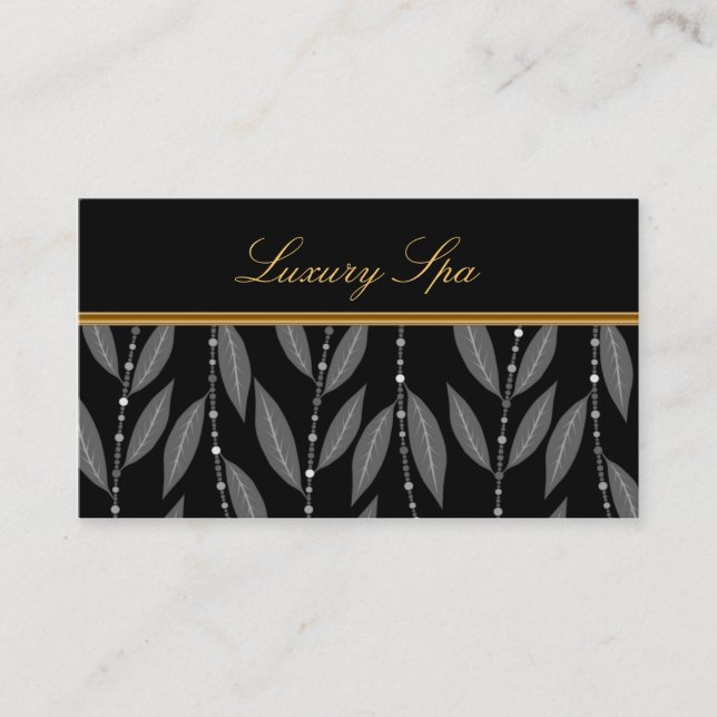 Luxury Spa Business Card (Front)