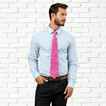 Luxury Sparkly Hot Pink Glitter Neck Tie<br><div class="desc">Modern luxury sparkly hot pink glitter graphic art design.
Trendy novelty gift for your special event.
A faux glitter look with sparkles that you can copy and paste if you'd like a few extra.
This graphic art design prints like a photo and transfers nicely to many gifts.</div>