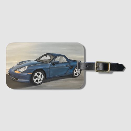 Luxury Sports Car Painting  Luggage Tag