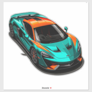 Luxury Sports Car Sticker
