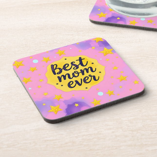 Luxury Stars Trendy Gift Collection Beverage Coaster (Left Side)