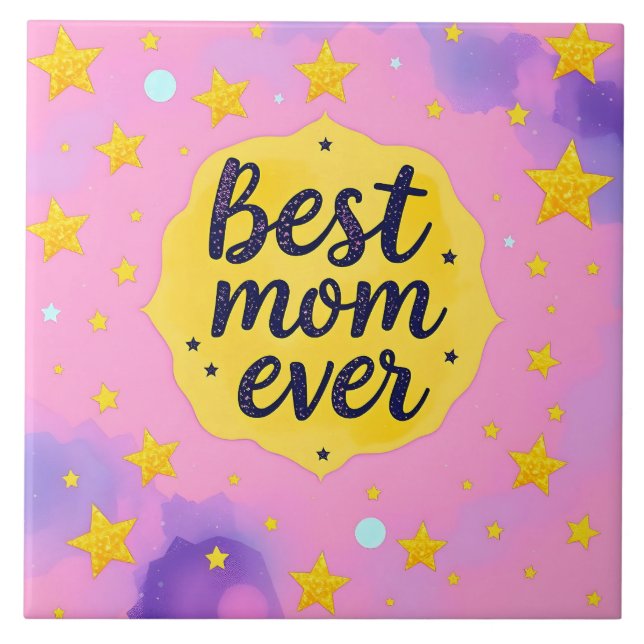 Luxury Stars Trendy Gift Collection Ceramic Tile (Front)