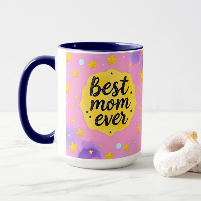 Luxury Stars Trendy Gift Collection Mug (With Donut)
