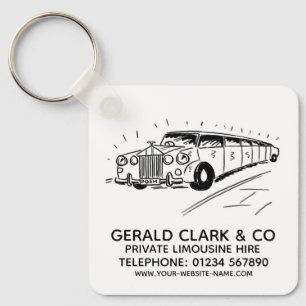 Luxury Stretch Limousine Hire Keychain