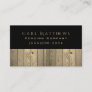 Luxury Style Wood Fence Design Fencing Company Business Card