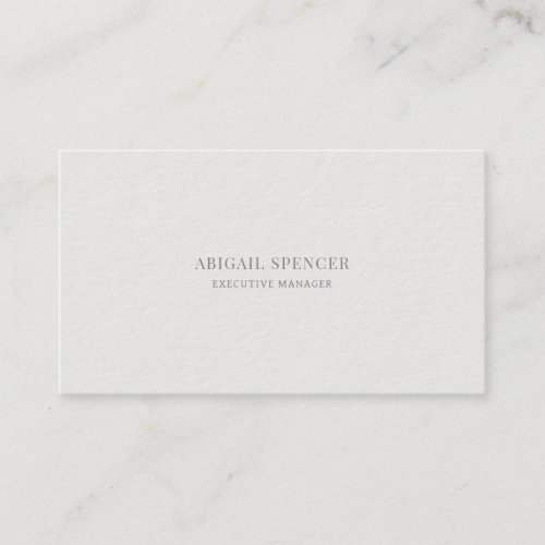 Luxury Thick Plain Pastel Color Professional Business Card