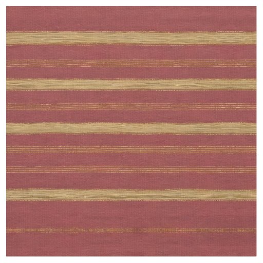 Luxury Trendy Burgundy Gold Linen Collection Fabric