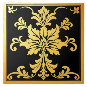 Luxury Trendy Elegant Floral Collection Ceramic Tile