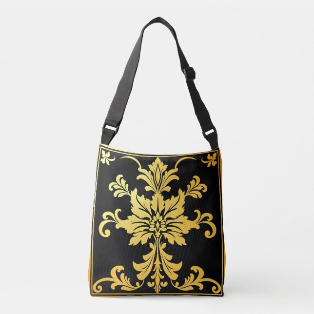 Luxury Trendy Elegant Floral Collection Crossbody Bag (Front)