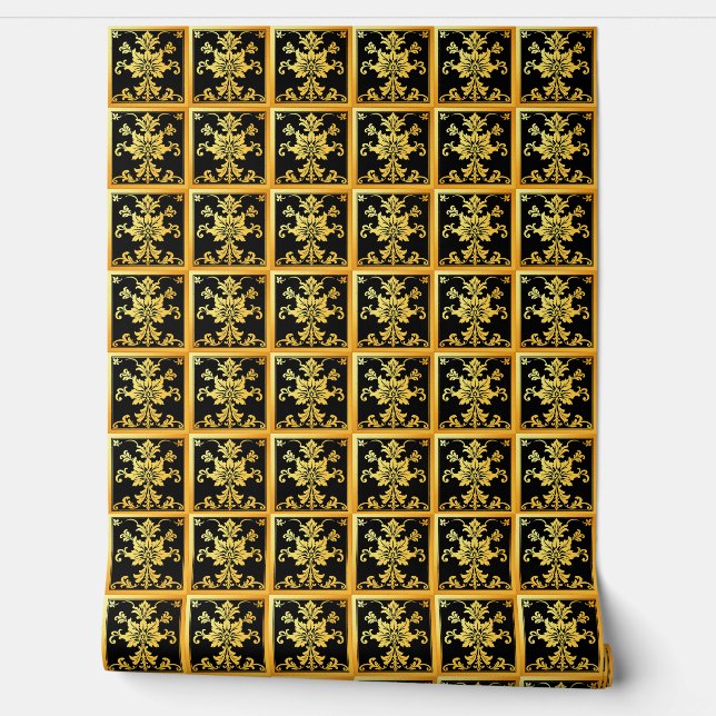 Luxury Trendy Elegant Floral Collection Wallpaper (Unrolling)