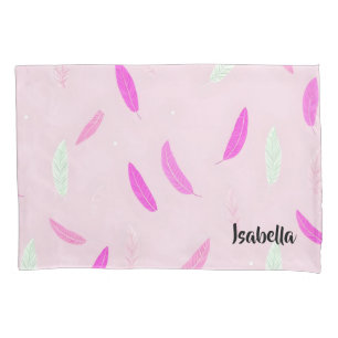 Luxury Trendy Feathers Boho Collection Pillow Case