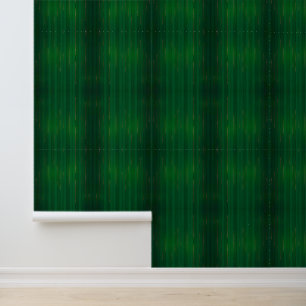 Luxury Trendy Green Gold Linen Texture Collection Wallpaper