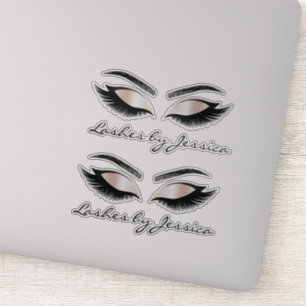 luxury trendy makeup lashes brows sticker