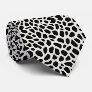 Luxury Trendy White Leopard Elegant Collection Neck Tie