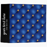 Luxury Tufted Texture 3 Ring Binder