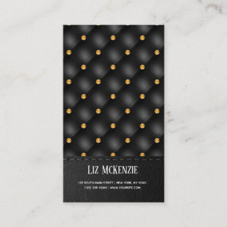 Luxury Tufted Texture Business Card