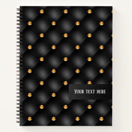 Luxury Tufted Texture Notebook