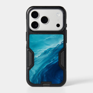 Luxury Turquoise Ocean Flow iPhone 17 Pro Case