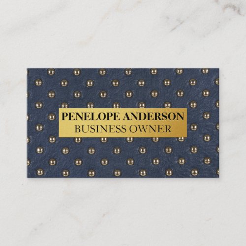 Luxury Upholstered Material Business Card