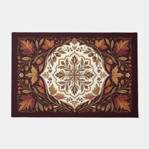 Luxury Vintage Autumn Botanical Ornamental Doormat