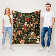 Luxury Vintage Christmas Holiday Pattern