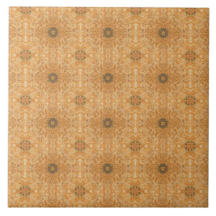 Luxury Vintage Islamic Geometric Sand Terracotta Ceramic Tile