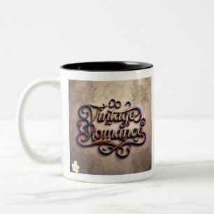 "Luxury Vintage Love" Two-Tone Coffee Mug