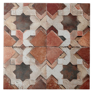 Luxury Vintage Moroccan Zellige Terracotta Sand Ceramic Tile