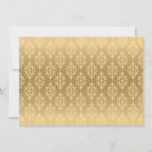 Luxury Vintage Pattern 2 Save The Date (Front)