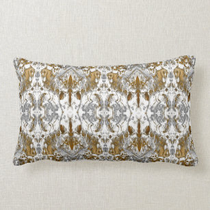 Grey And White Pattern Decorative Throw Pillows Zazzle