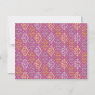 Luxury Vintage Pattern Note Card