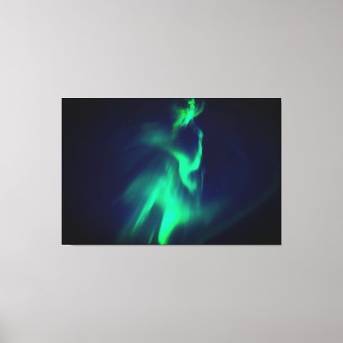 Luxury Wall Art Scenic Northern Lights Green Sky