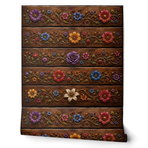 Luxury wallpaper/3-D carved flower pattern wallpap Wallpaper