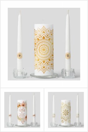 Luxury Wedding Candle Sets