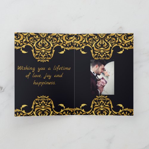 luxury wedding card