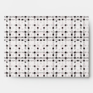 Luxury Wedding Envelope Chic Plaid Romance