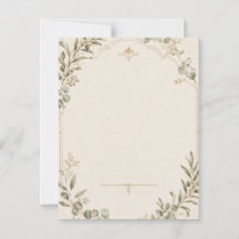Luxury Wedding Invitation – Minimalist Ivory style