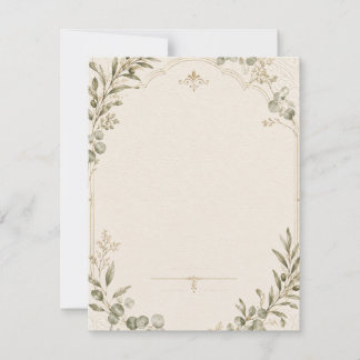 Luxury Wedding Invitation – Minimalist Ivory style