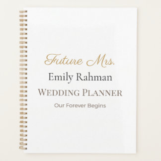 Luxury Wedding Planner | Custom Bride Notebook