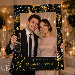 Luxury Wedding Selfie Frame Personalized Style