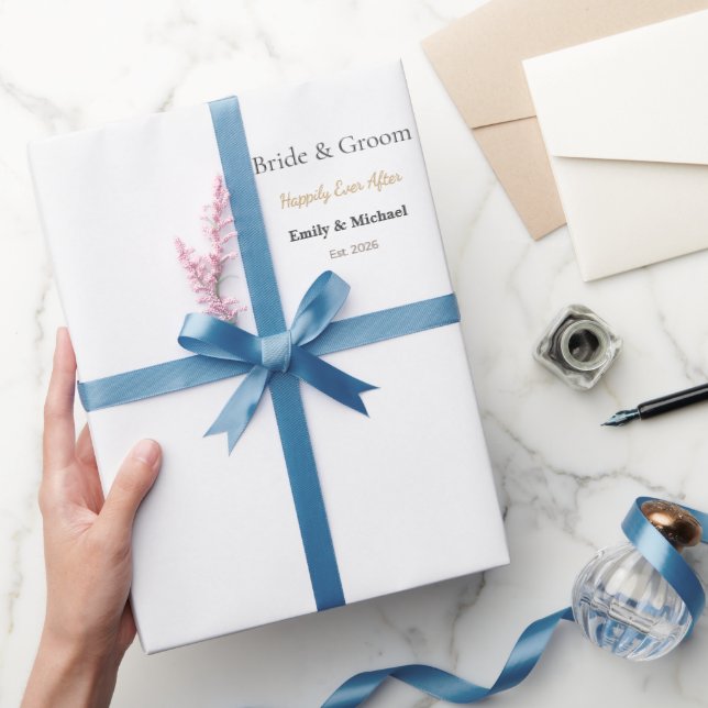 Luxury Wedding Wrap | Custom Matte Paper (Gifting)